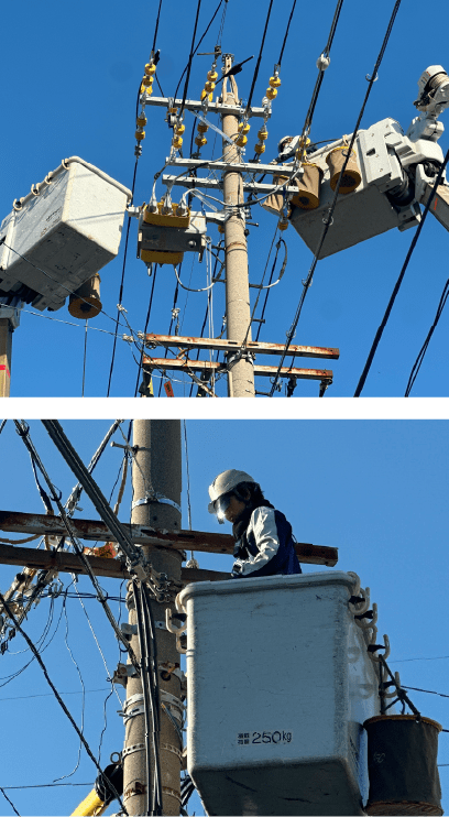 配電線工事の仕事について